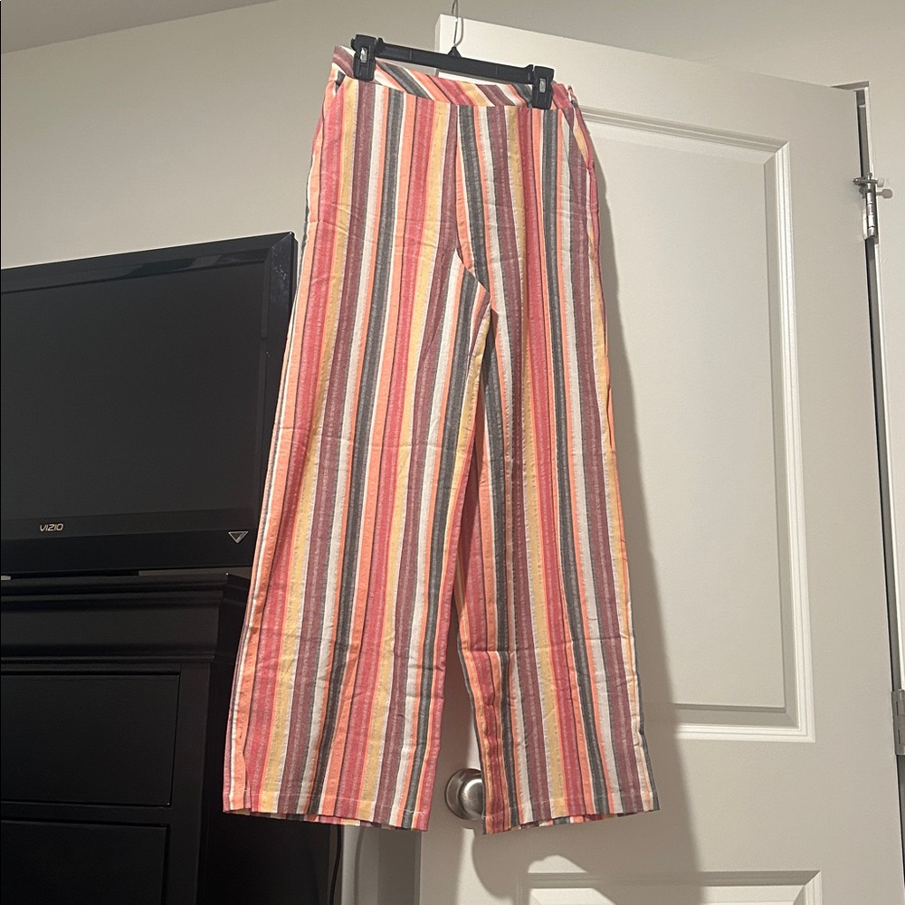 Striped Multicolor Women's Pants